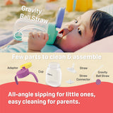 COMING SOON! StarTouch™ Straw Cup with Gravity Ball 250ml - Bubblegum Pop
