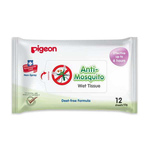 Baby Anti Mosquito Wipes 1x 12s Baby Wipes Pigeon Australia