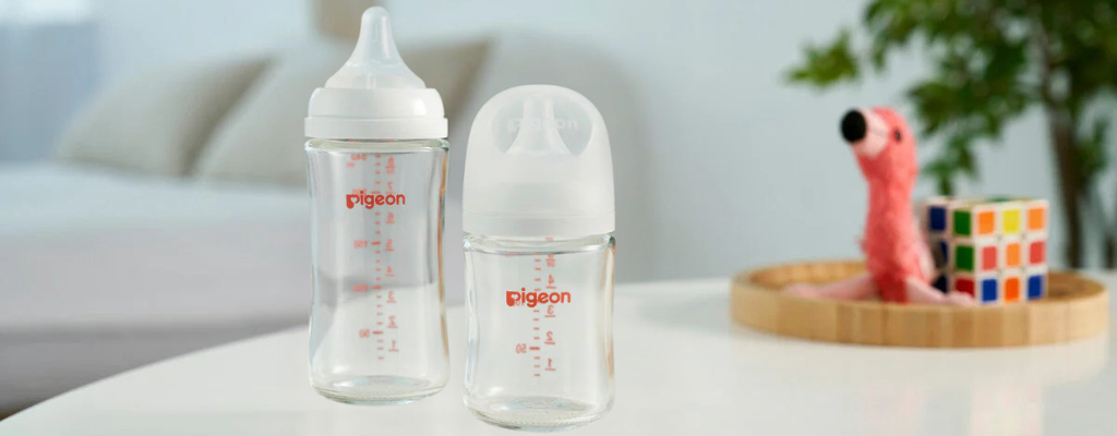 pigeon softouch glass baby bottles
