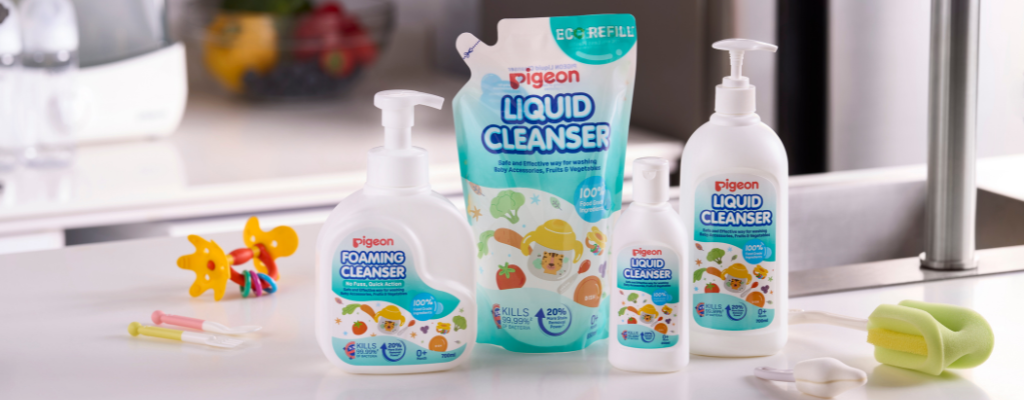 pigeon liquid cleanser range