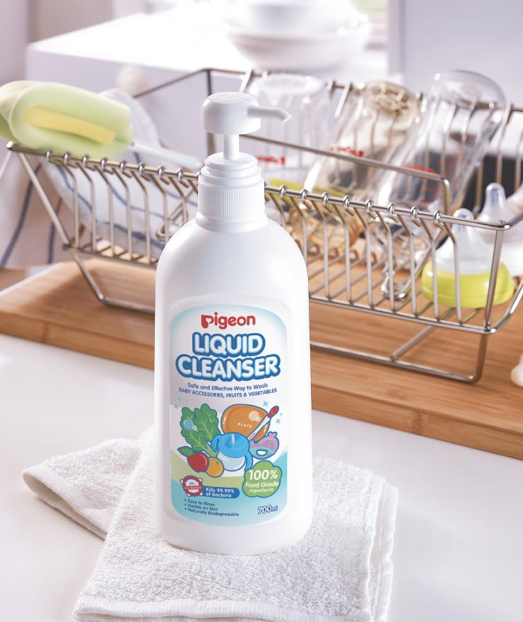 pigeon baby bottle cleaning liquid