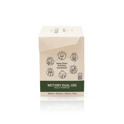 Pigeon Natural Botanical Dry Bamboo Wipes 70