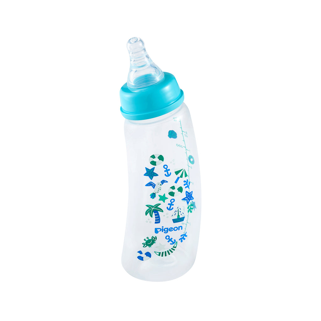 PIGEON FLEXIBLE CURVE BOTTLE PP BEACH 250ML