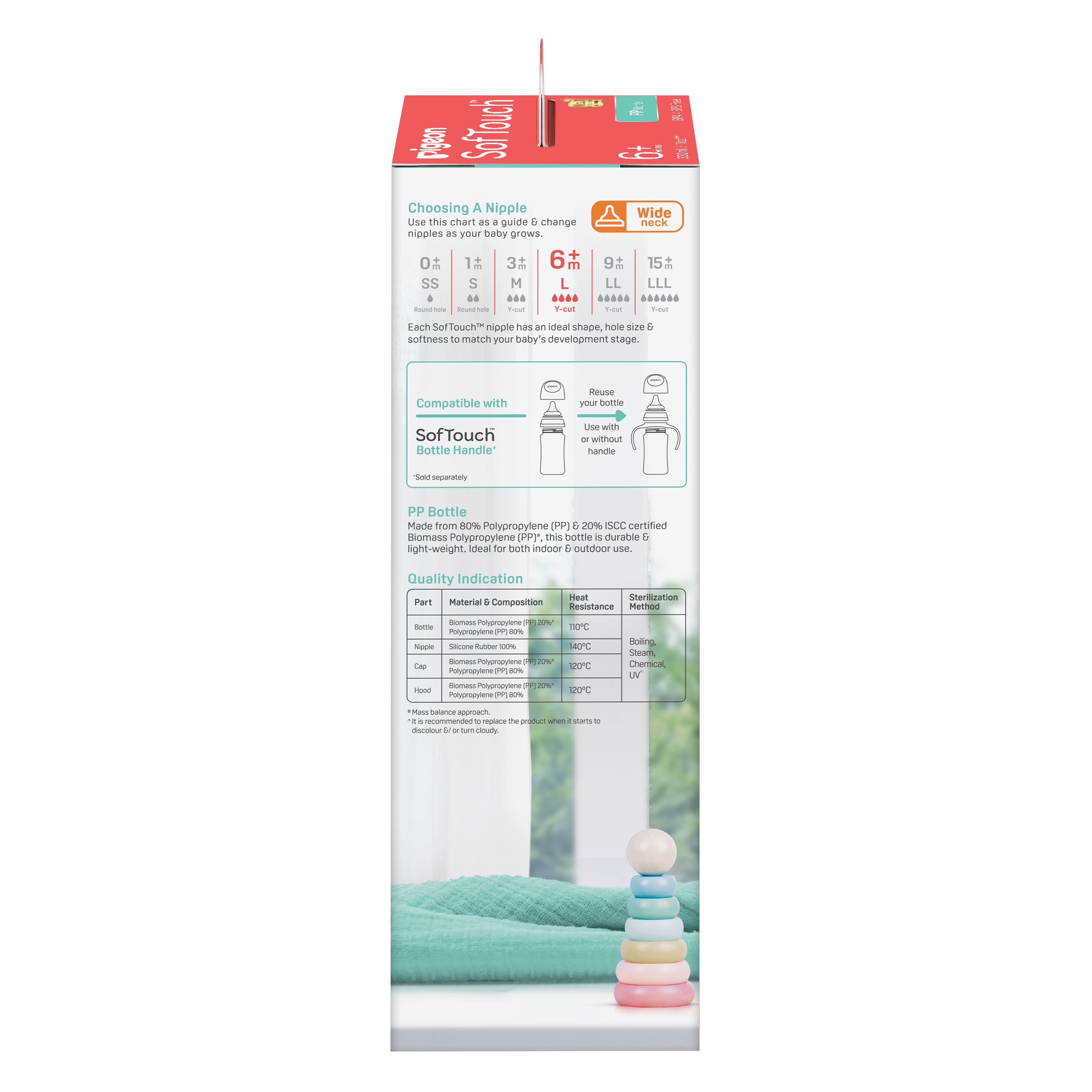 SOFTOUCH BPP BOTTLE PP 330ML