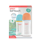 Pigeon SofTouch BPP Bottle PP 240ml Twin Colour Cap