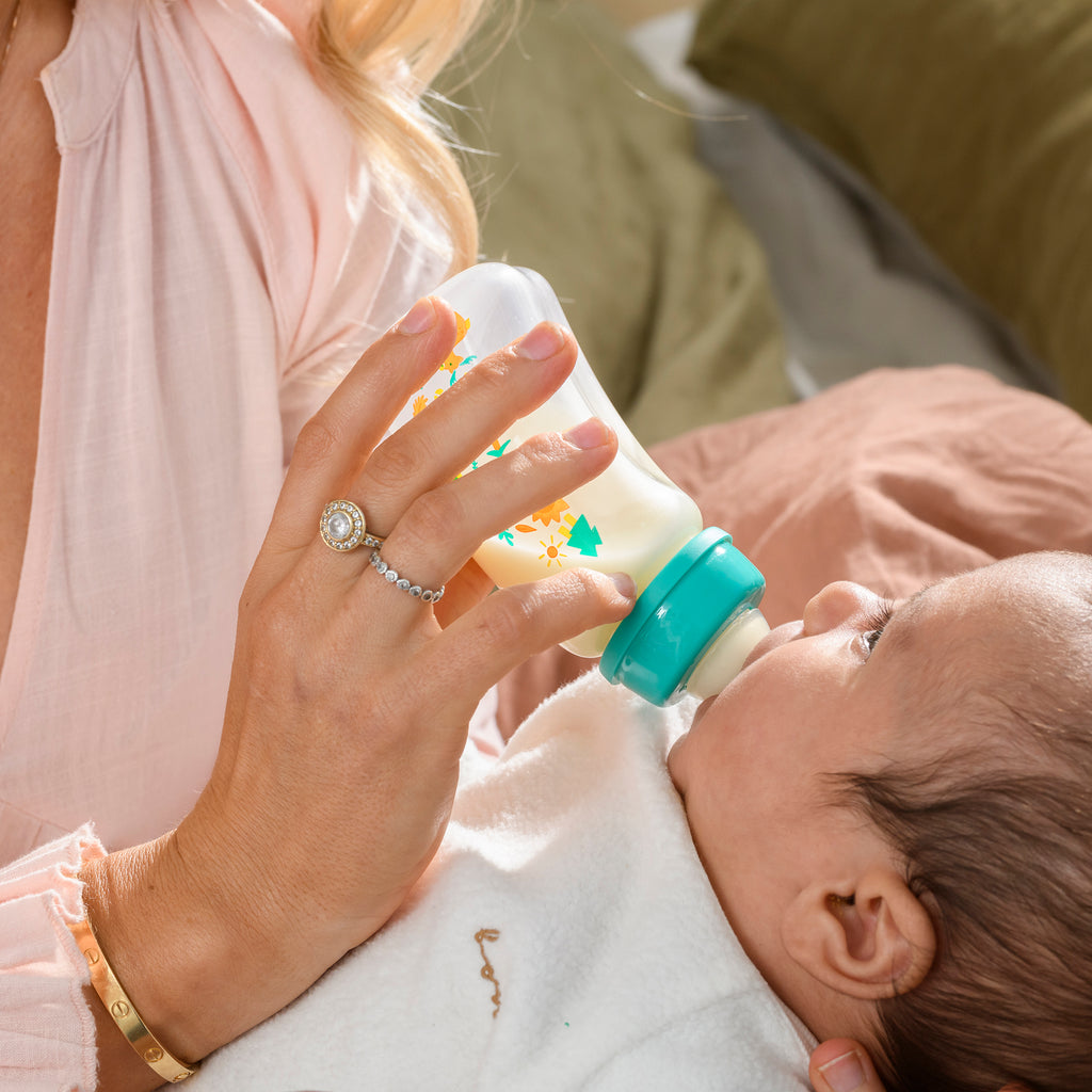 PIGEON FLEXIBLE CURVE BOTTLE PP GARDEN 150ML