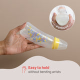 PIGEON FLEXIBLE CURVE BOTTLE PP GARDEN 150ML