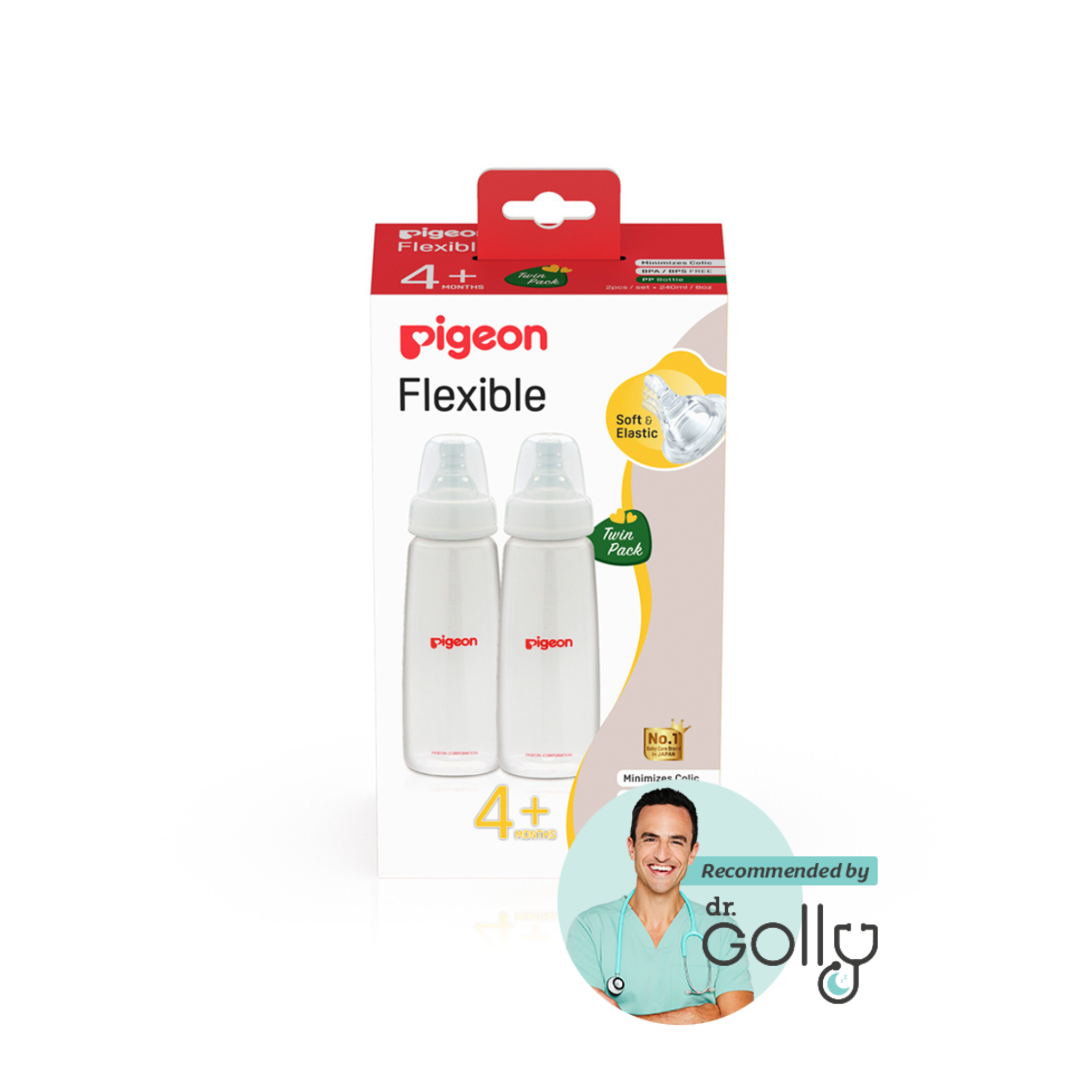 Flexible™ Bottle PP Twin Pack 240ml