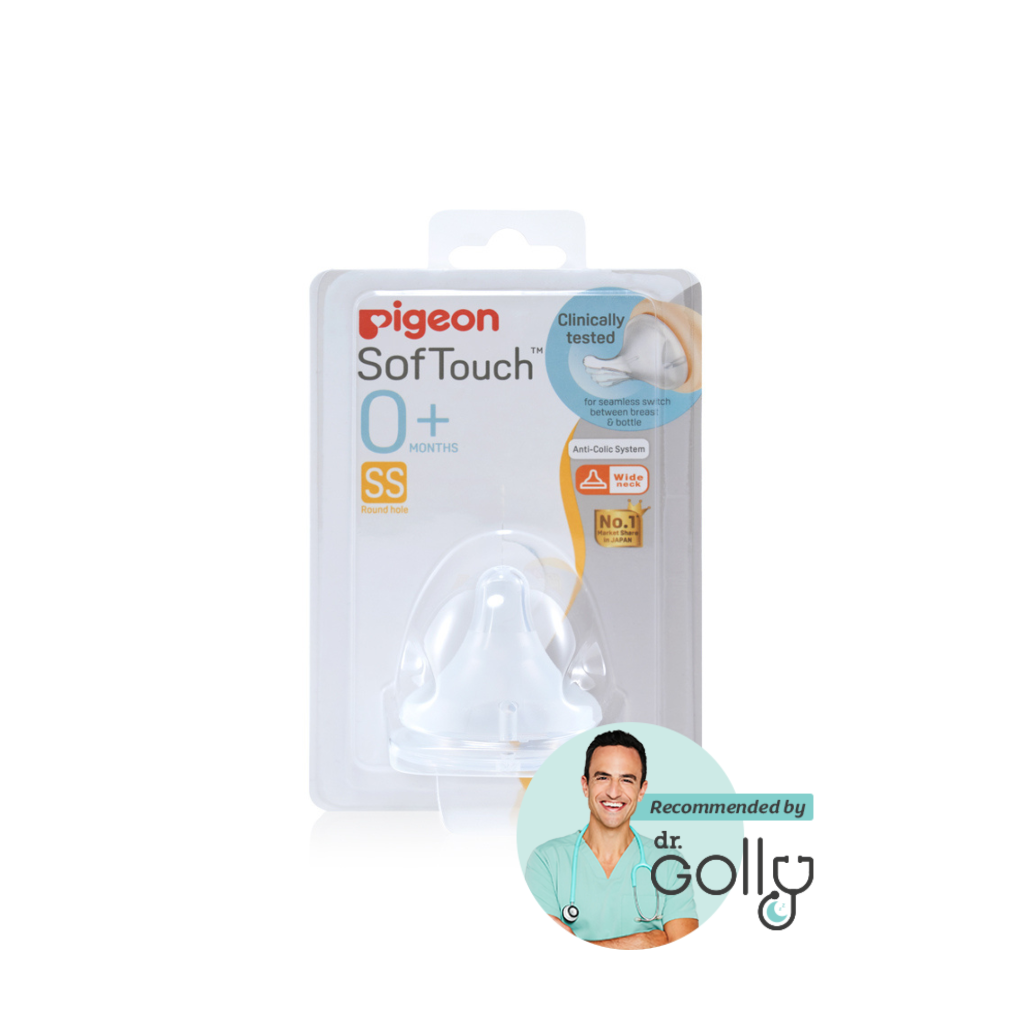 SofTouch™ Peristaltic PLUS Teat SS 1pcs
