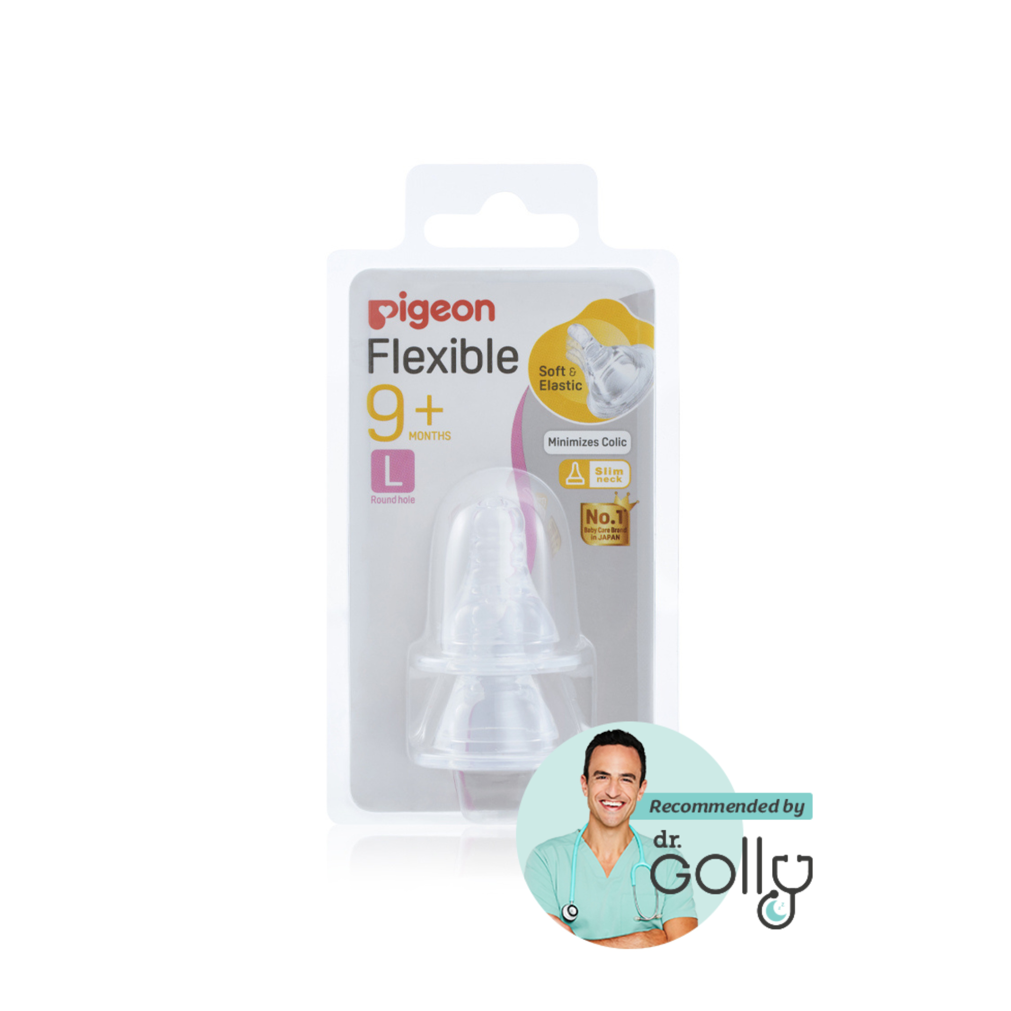 Flexible™ Peristaltic Teat L 2pcs