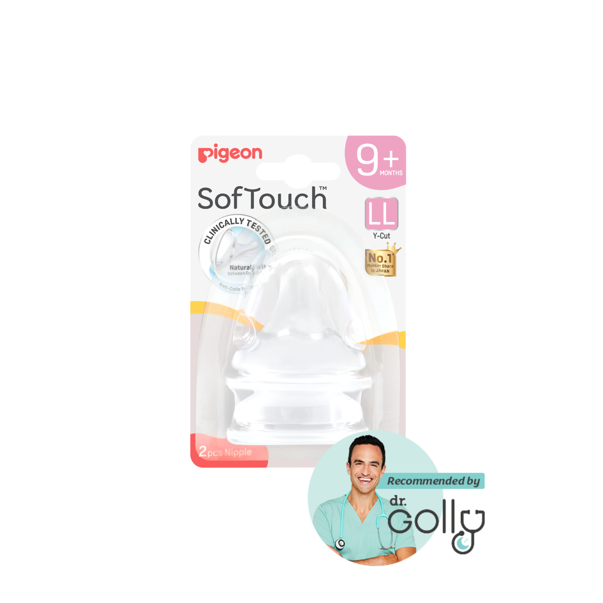 SOFTOUCH BPP PERISTALTIC PLUS TEAT LL 2PCS