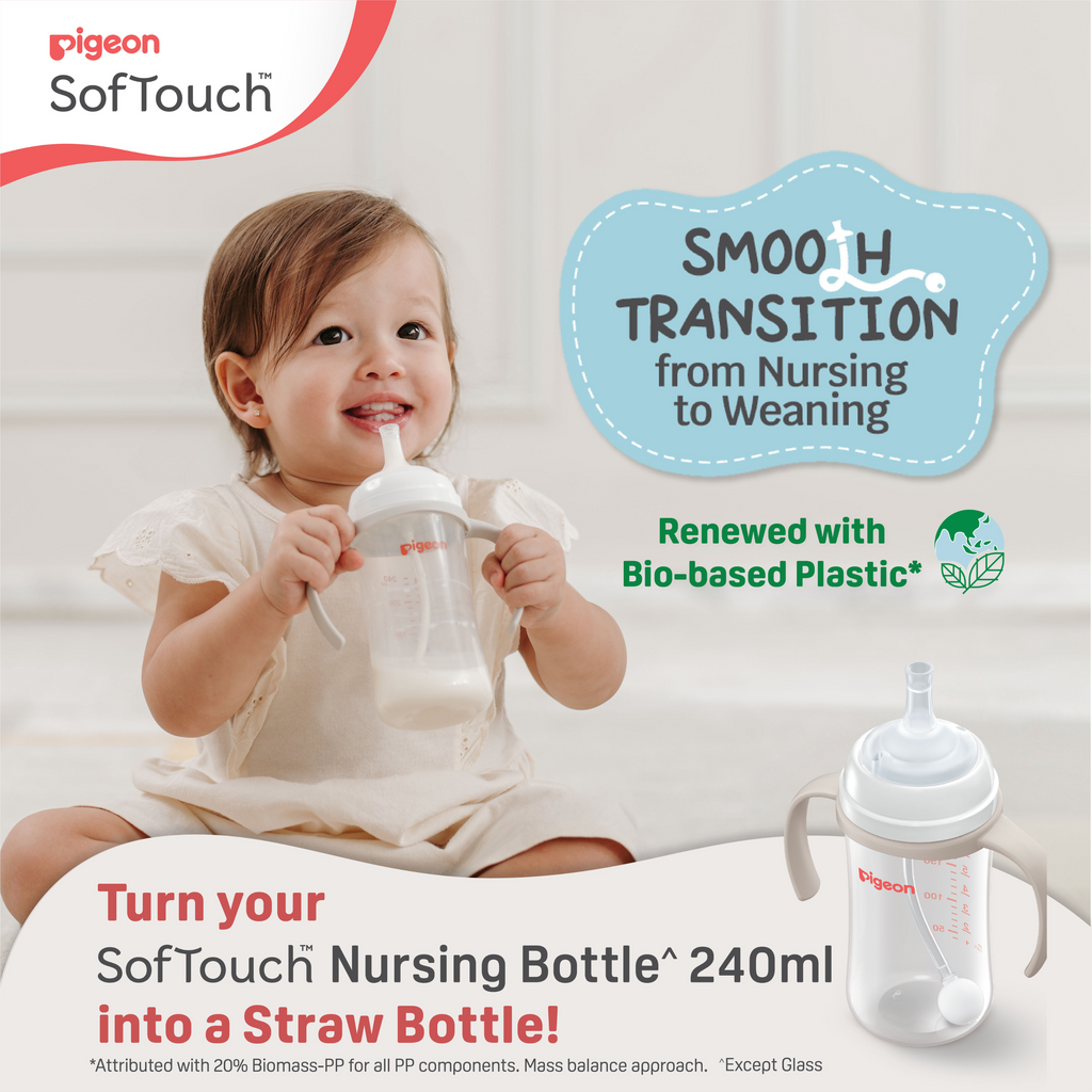 SOFTOUCH STEP-UP STRAW BOTTLE SET