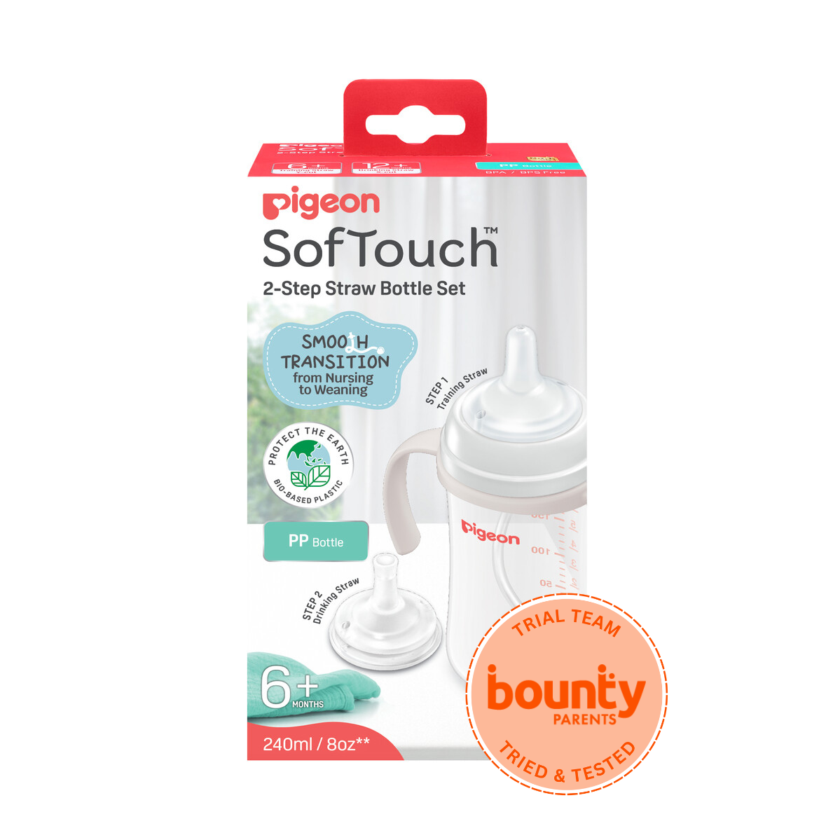SofTouch™ Step-up Straw Bottle Set