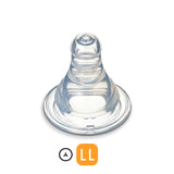 a pigeon peristaltic teat for wide neck bottles with a Y opening in size LL