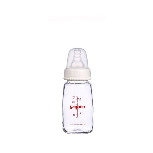 Flexible™ Bottle GLASS 120ml Glass Baby Bottles Pigeon Australia